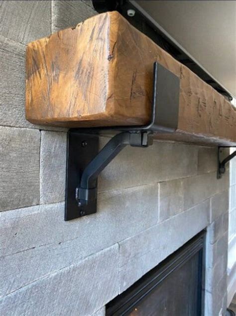 metal brackets for wood mantel|mounting brackets for fireplace mantels.